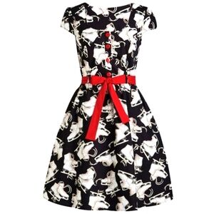 ModCloth Retrolicious Ice Skates Dress XL